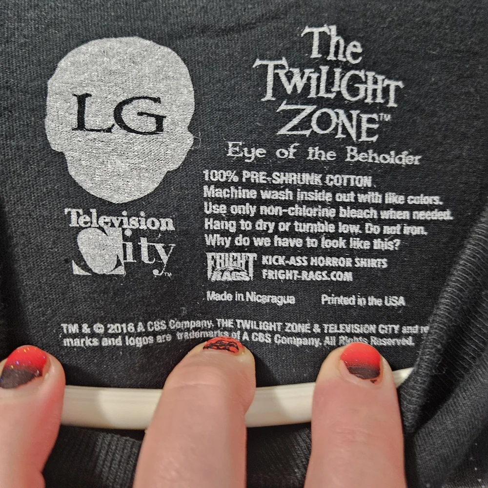 The Twilight Zone Fright Rags Graphic Men’s T-Shirt - Picture 3 of 3